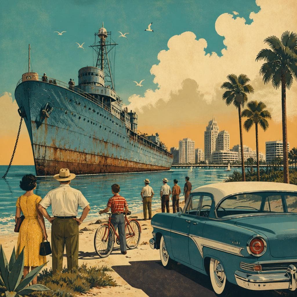 Cover art for How the Blue Ghost Came Ashore
