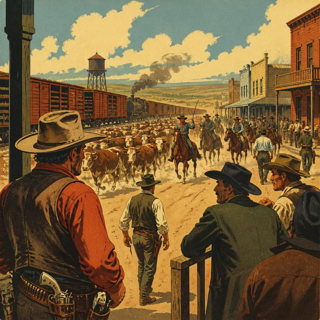 Cover art for When the Cattle Trains Made Ellsworth Dangerous