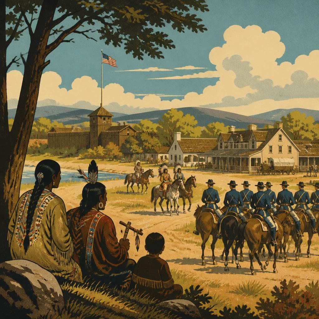 Cover art for Where Fort and Agency Became One Town