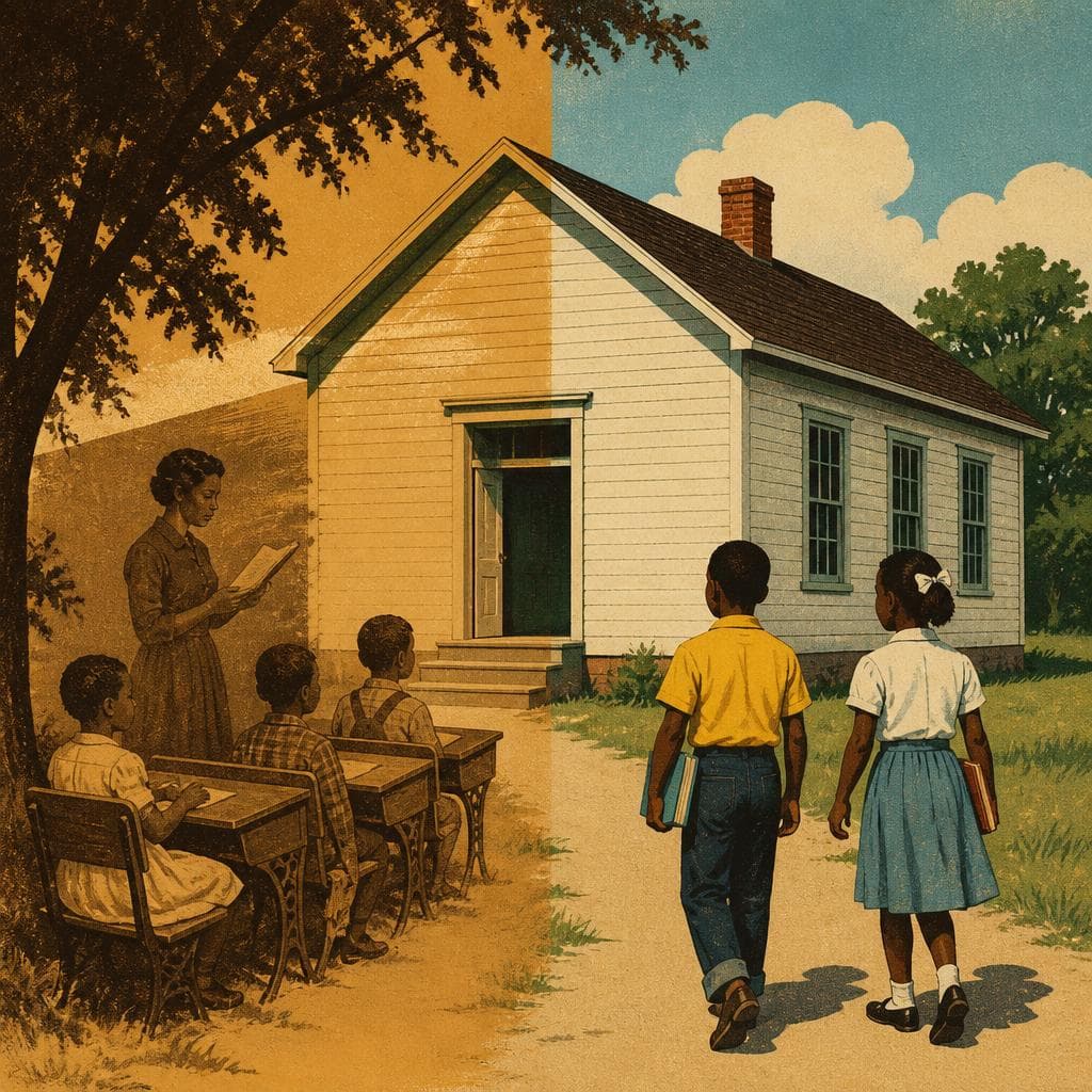 Cover art for One Schoolhouse, One Segregated History