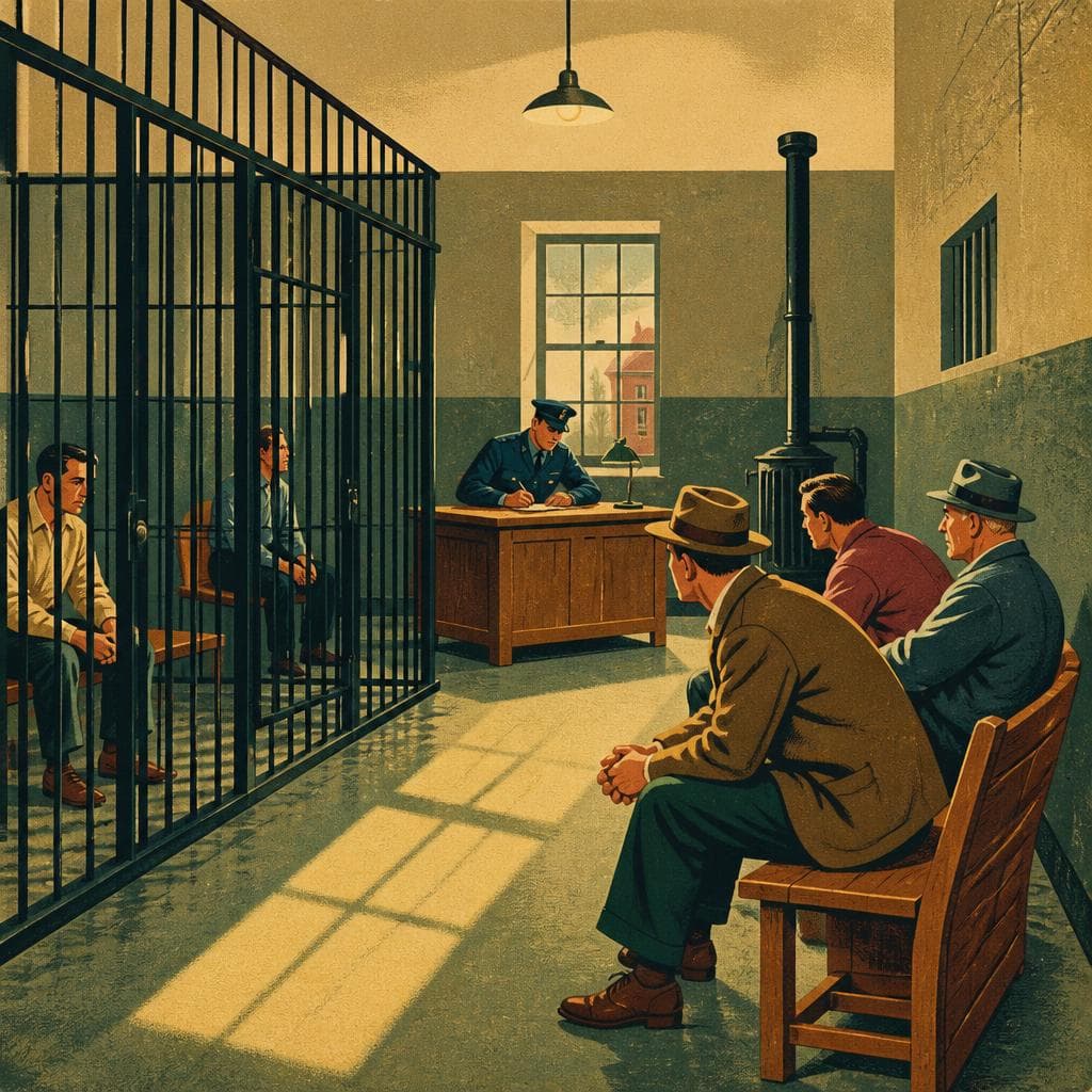 Cover art for The Waiting Room of Justice in Rushville