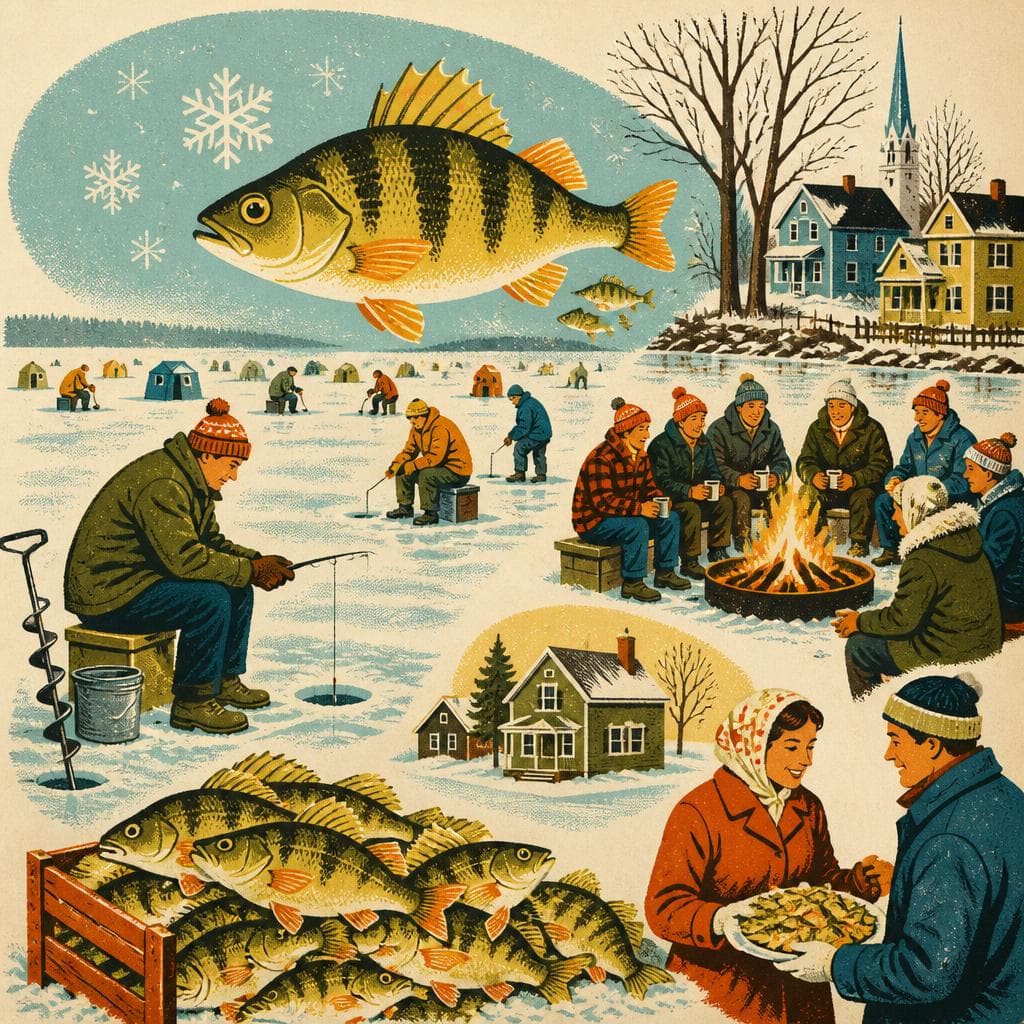 Cover art for When Caseville Turned Winter Into Perchville