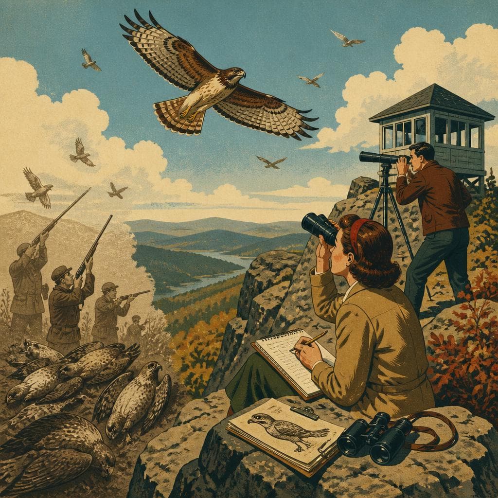 Cover art for Counting the Hawks That Once Fell