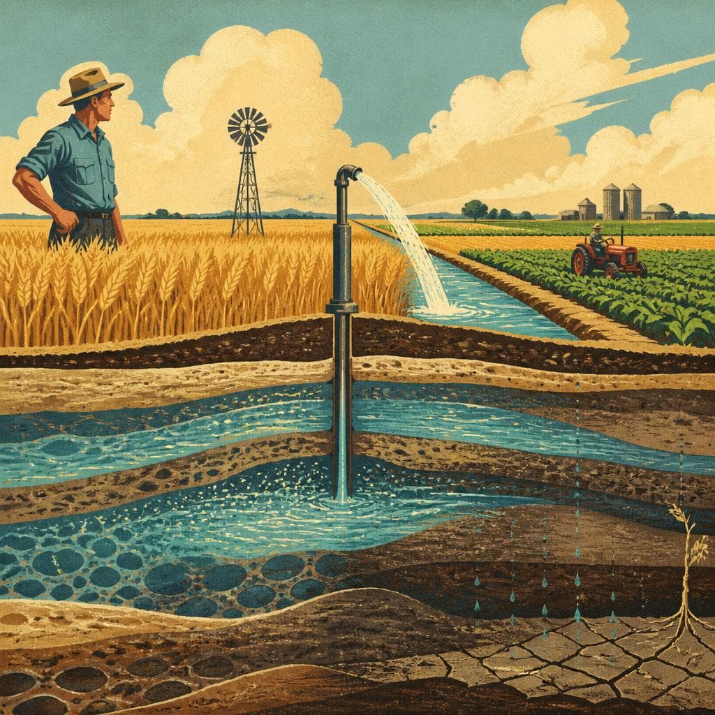 Cover art for The Water Beneath the Wheat