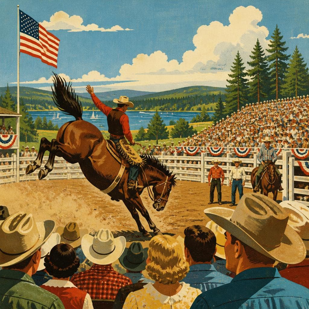 Cover art for When July Turns Spooner Into Rodeo Country