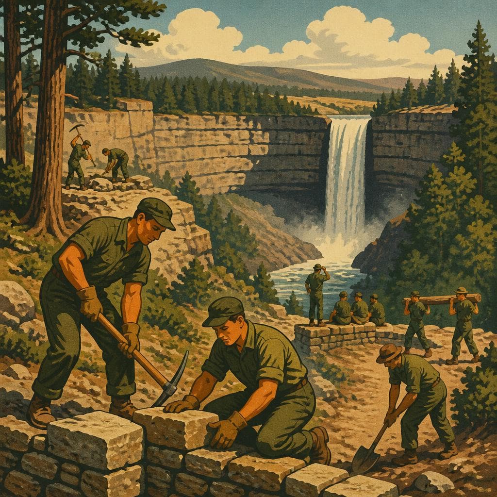 Cover art for How the CCC Built Fall Creek Falls