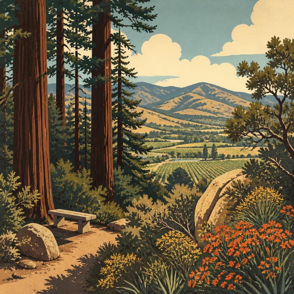 Cover art for Where Redwoods Meet Chaparral in Napa Valley