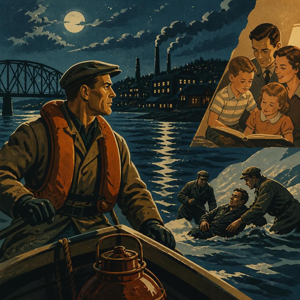 Cover art for Across the River, Into the Night