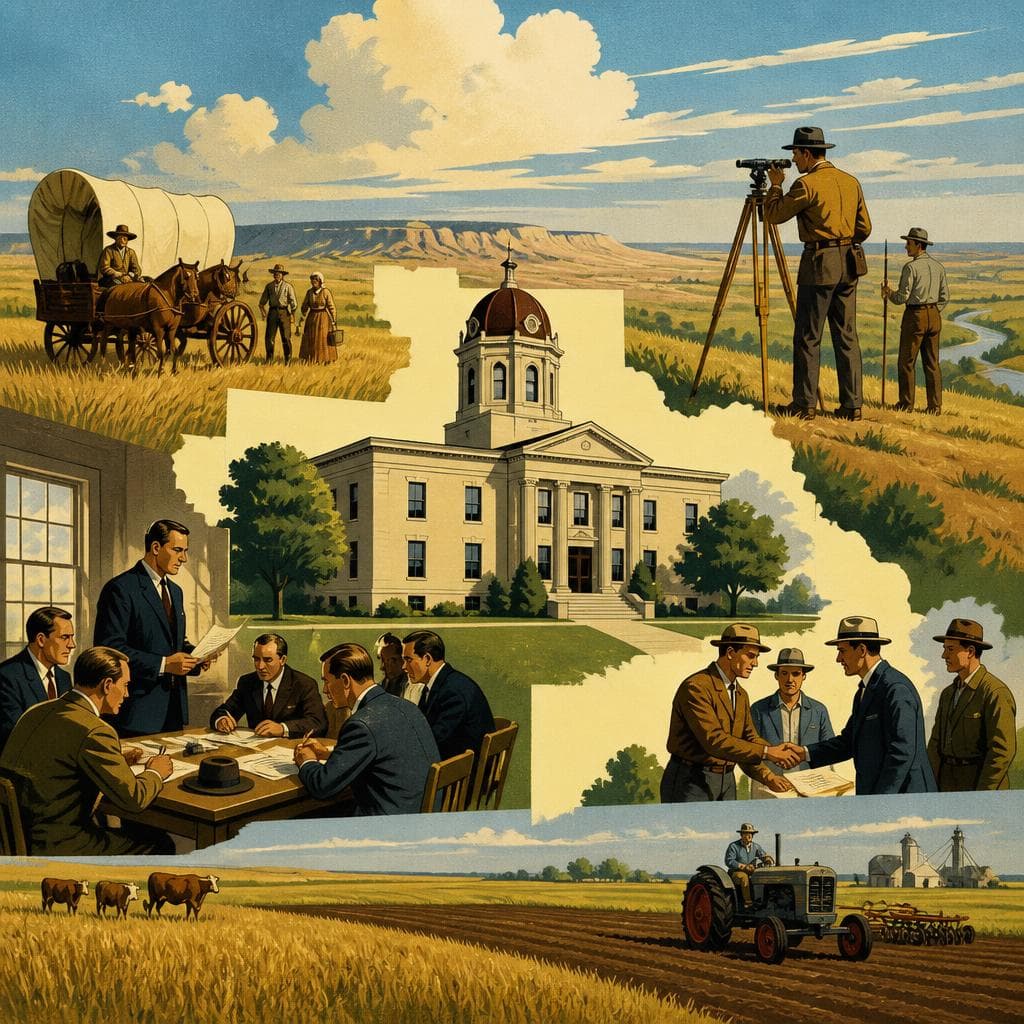 Cover art for Before Statehood, a County Took Shape on the Prairie