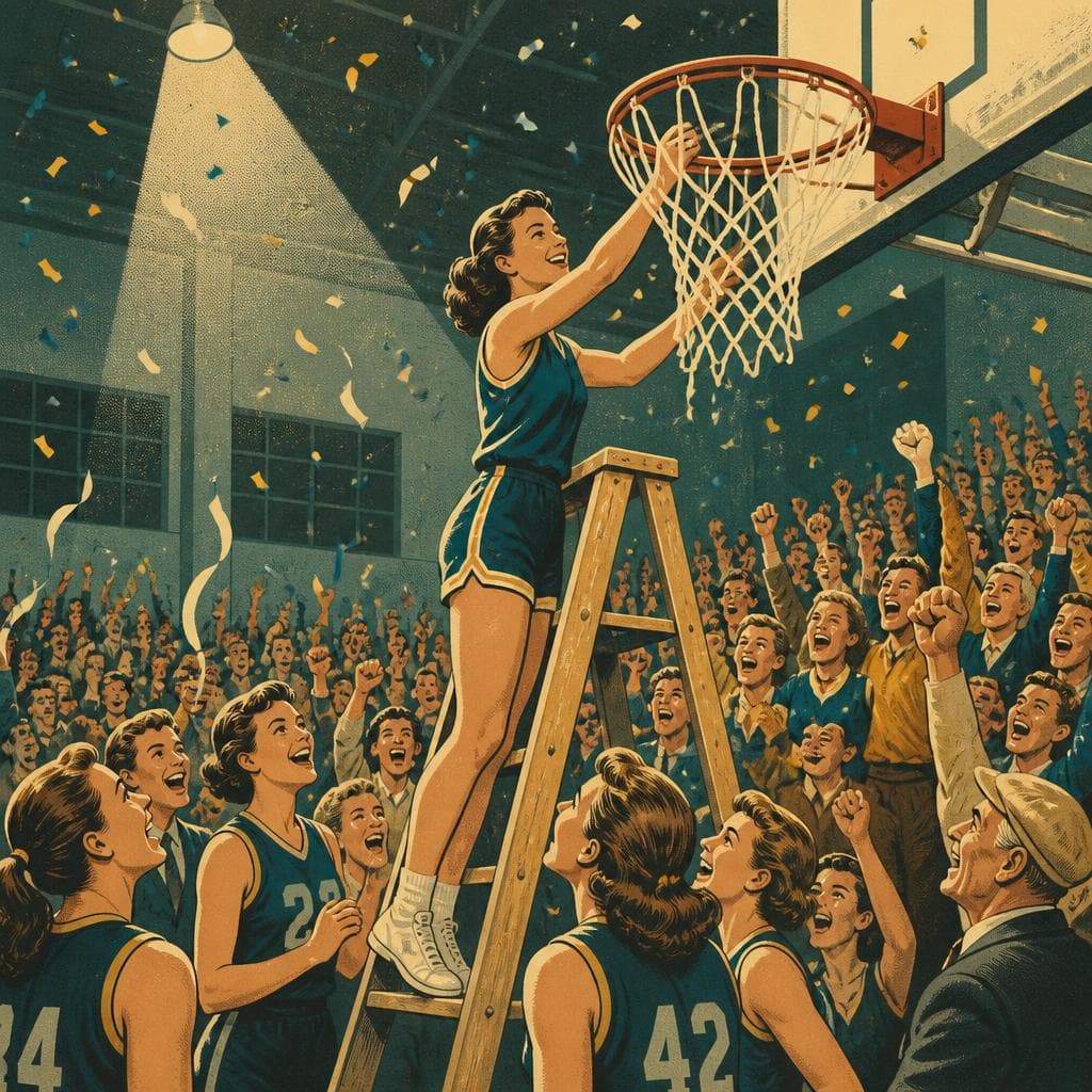Cover art for When Aurora Finally Cut Down the Nets