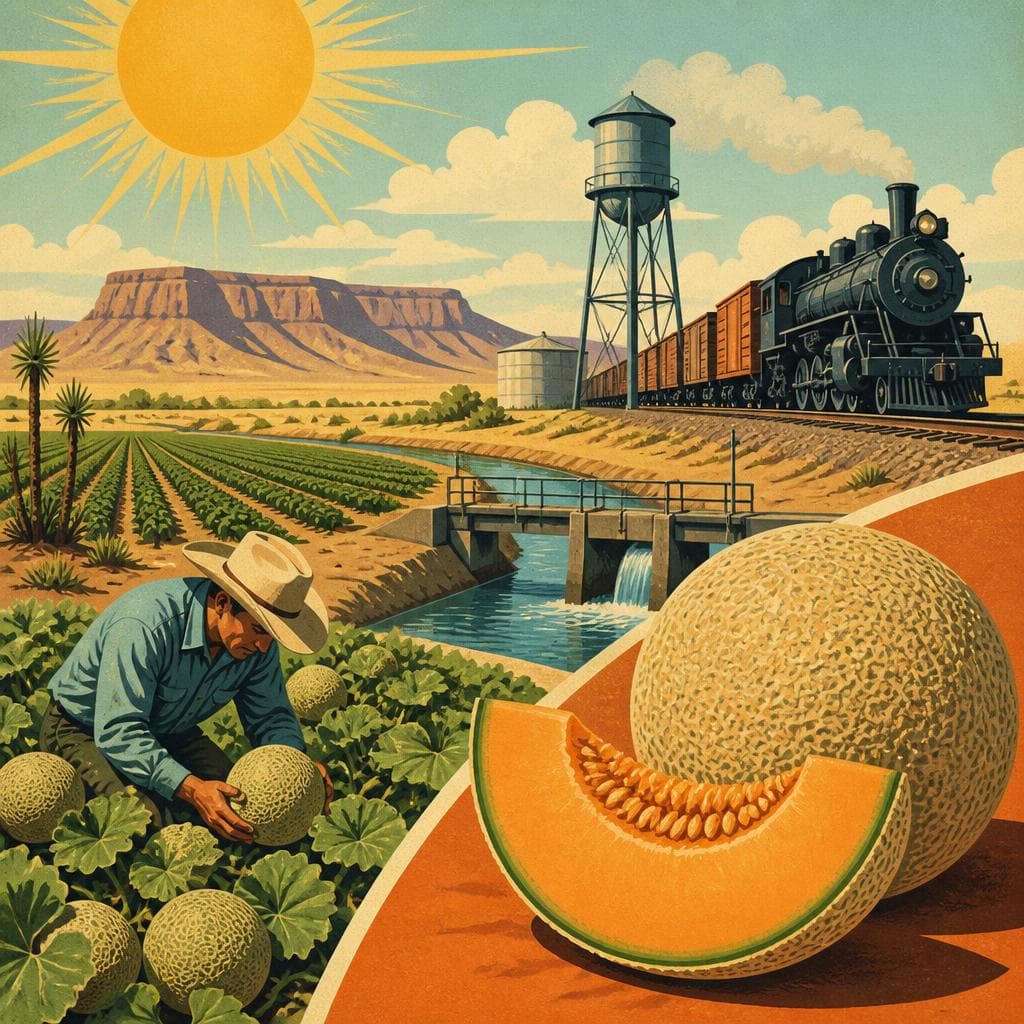 Cover art for How Desert Heat Made the Pecos Cantaloupe