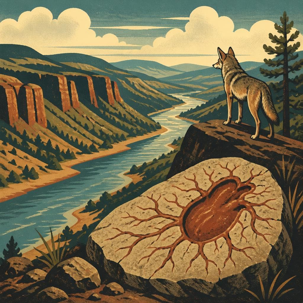 Cover art for Where Coyote Left the Monster’s Heart