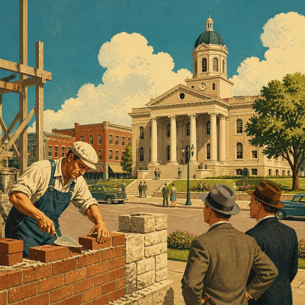 Cover art for Brick, Stone, and a County’s Ambition