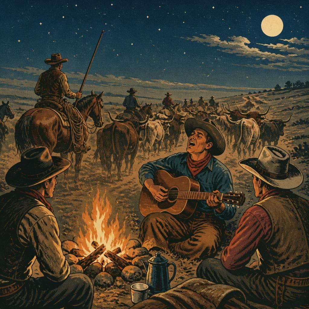 Cover art for Where the Trail Sang at Night