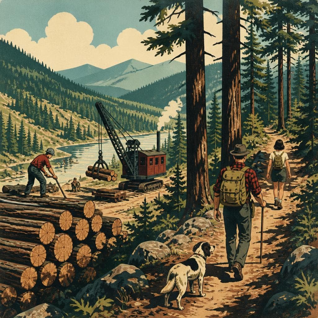 Cover art for Where a Working Forest Became a Trail Country