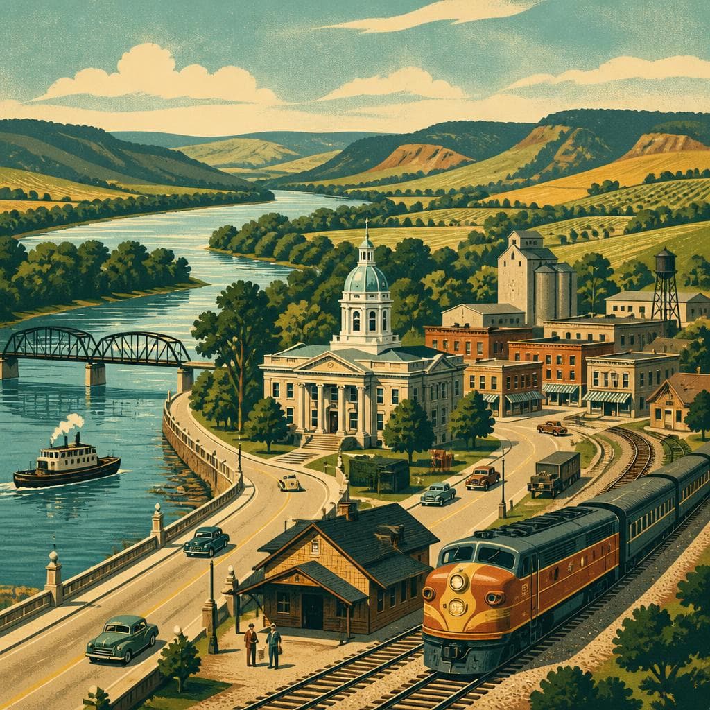 Cover art for Where the Rivers and Rails Chose Weiser