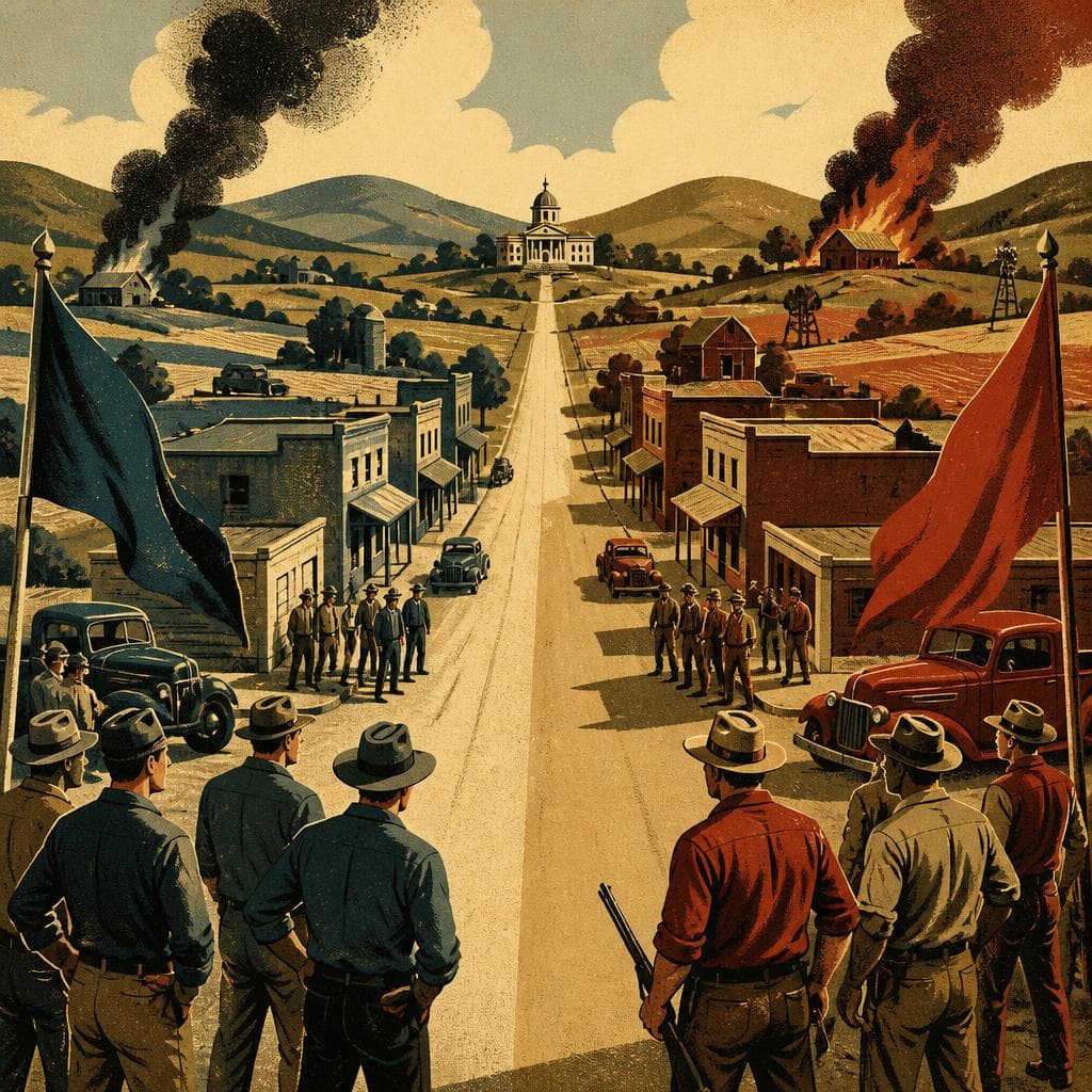 Cover art for One Road, Two Factions, and a County at War