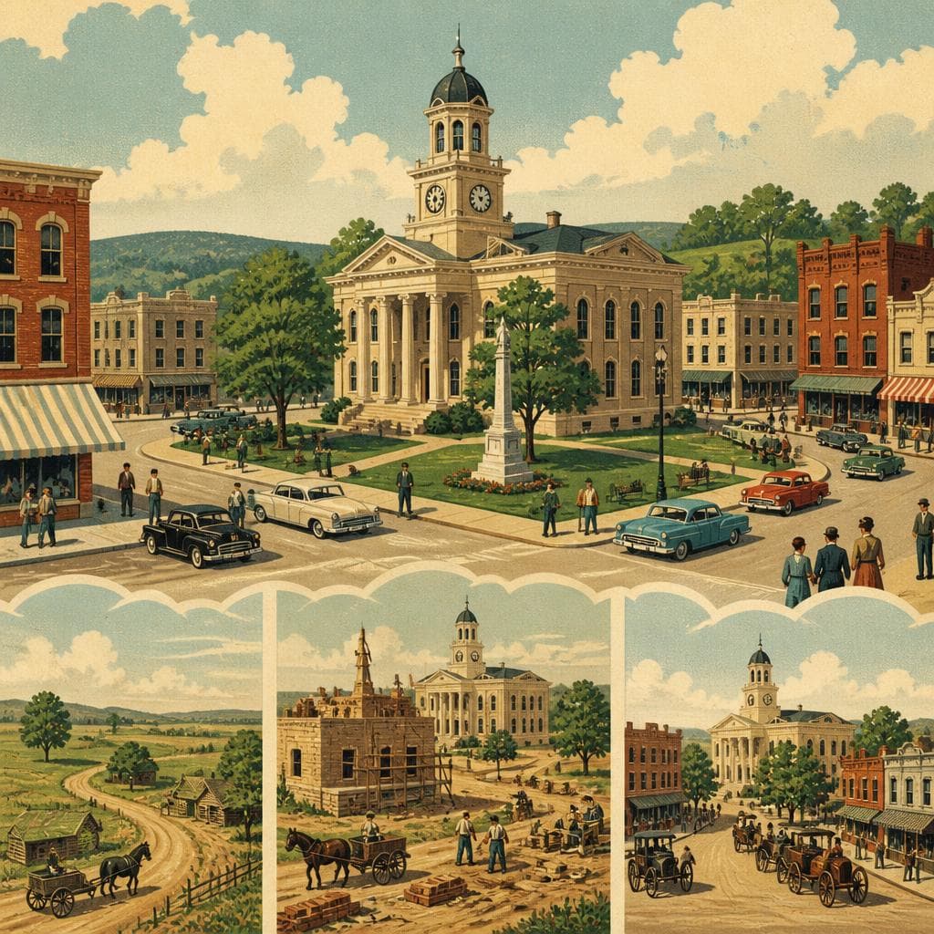 Cover art for How a Courthouse Square Made Jefferson