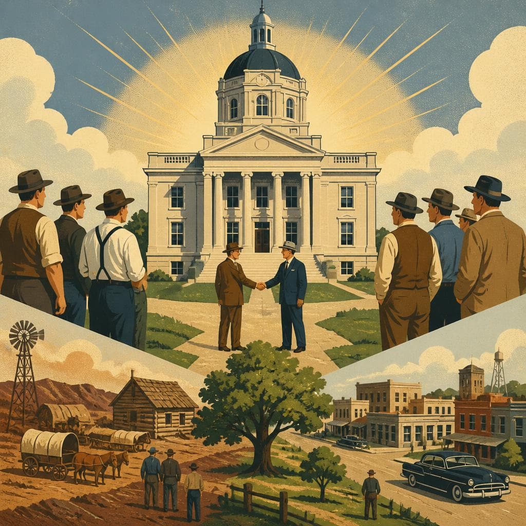 Cover art for How a Courthouse Settled Milam County