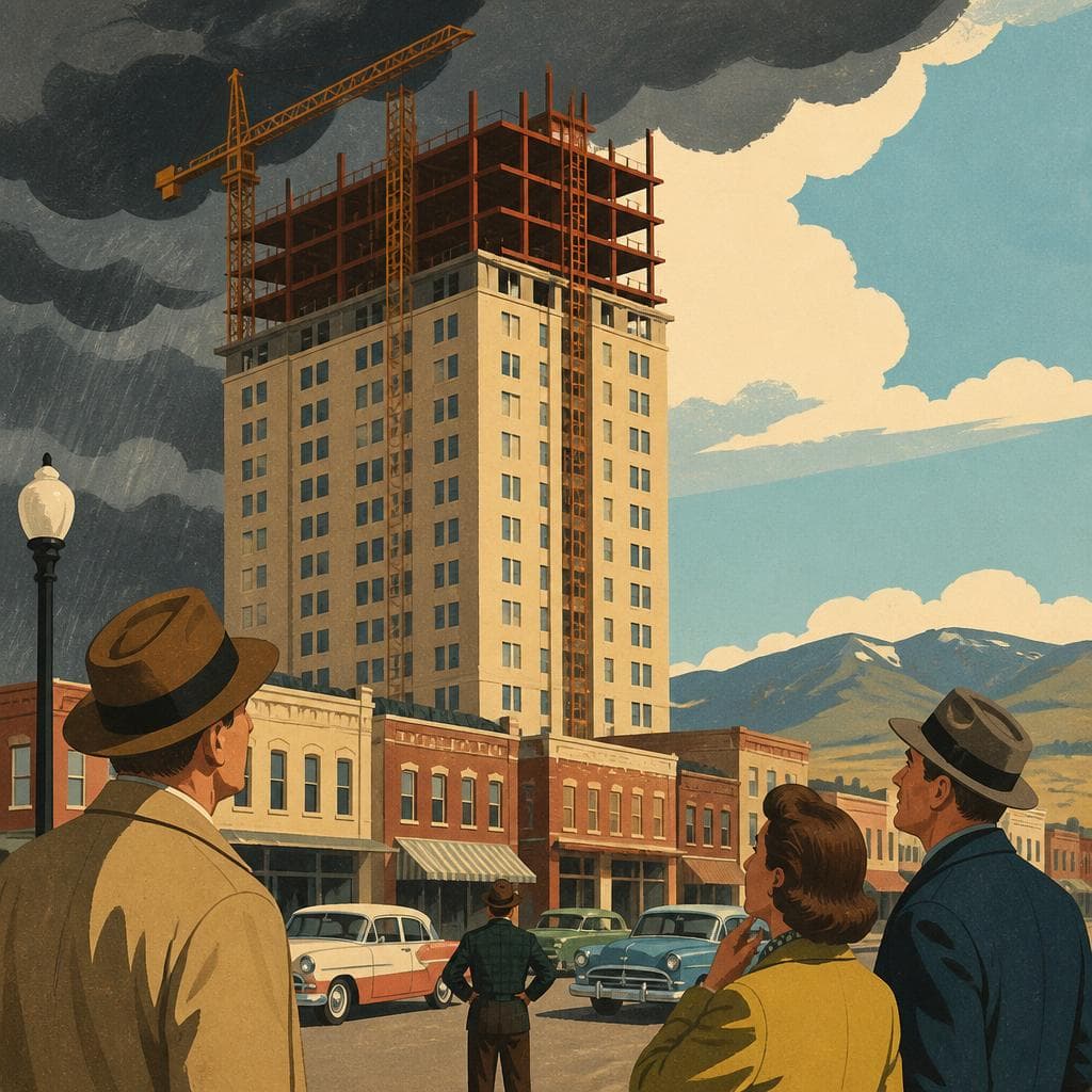 Cover art for A Tower Rises at the Worst Possible Moment