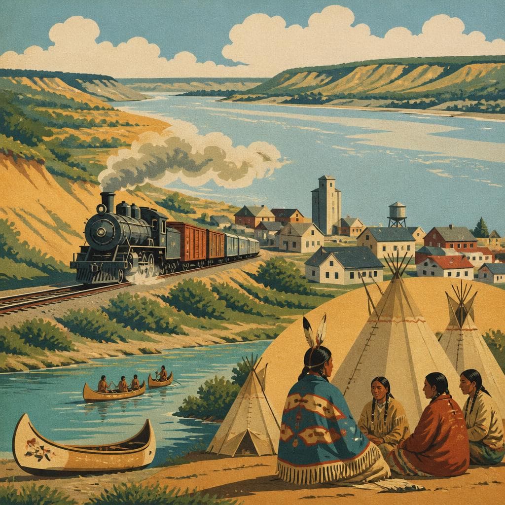 Cover art for A Railroad Town Named for an Older River World