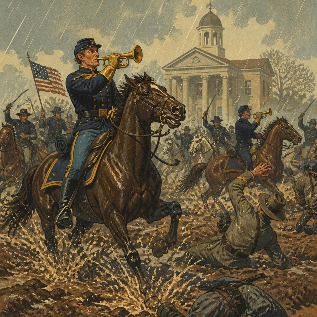 Cover art for Bugles in the Mud at Dinwiddie Court House