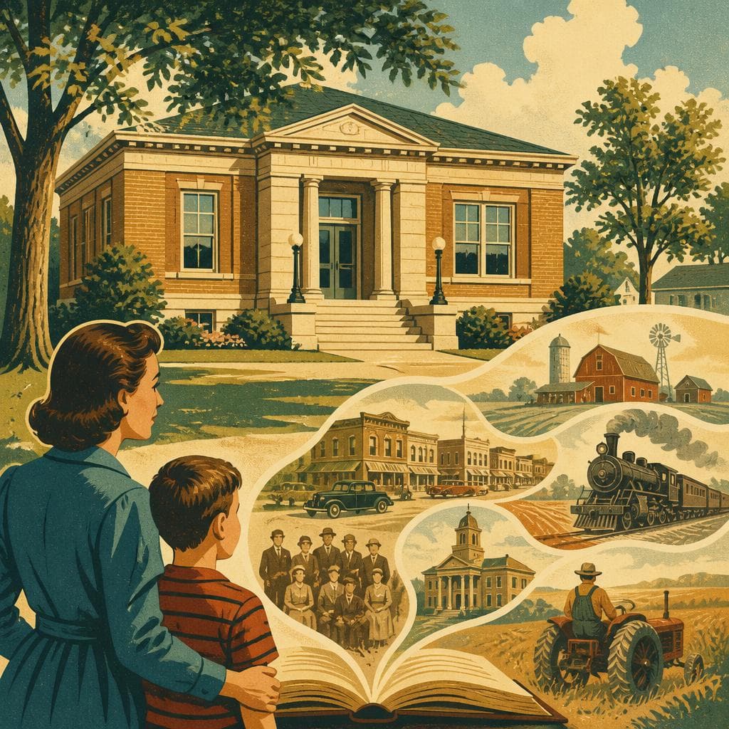 Cover art for When a Library Became Edgar County’s Memory