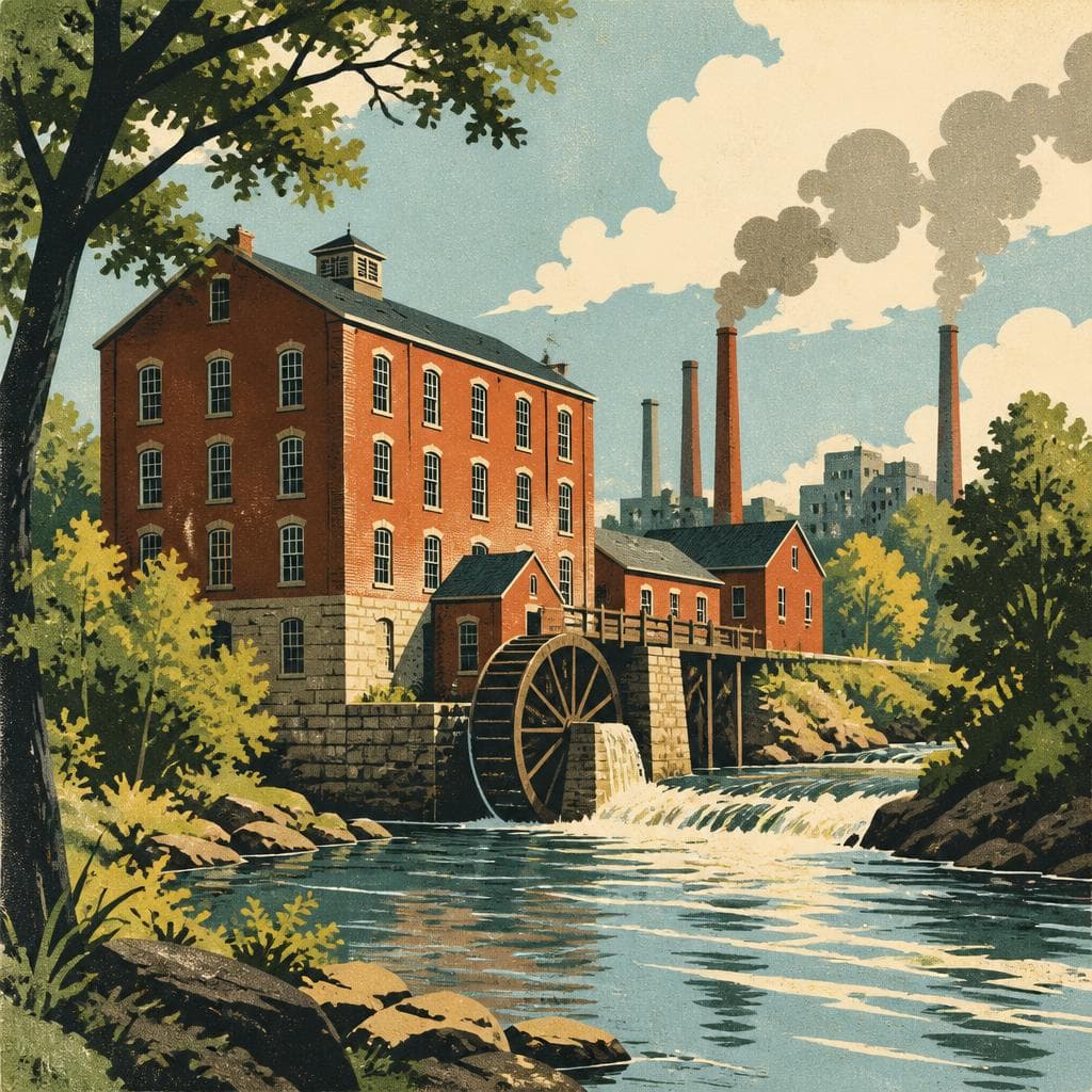 Cover art for When the River Ran the Mill