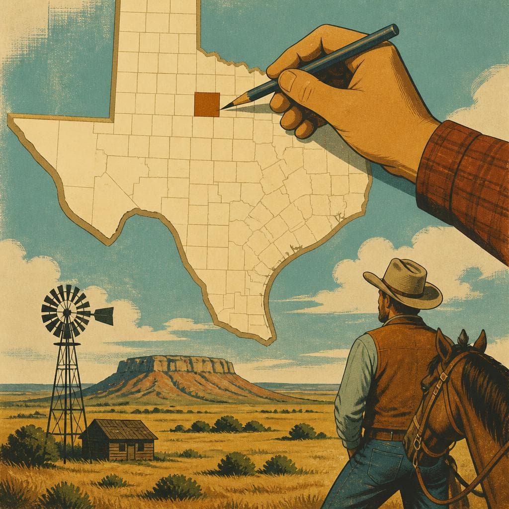 Cover art for When Texas Drew Foard County