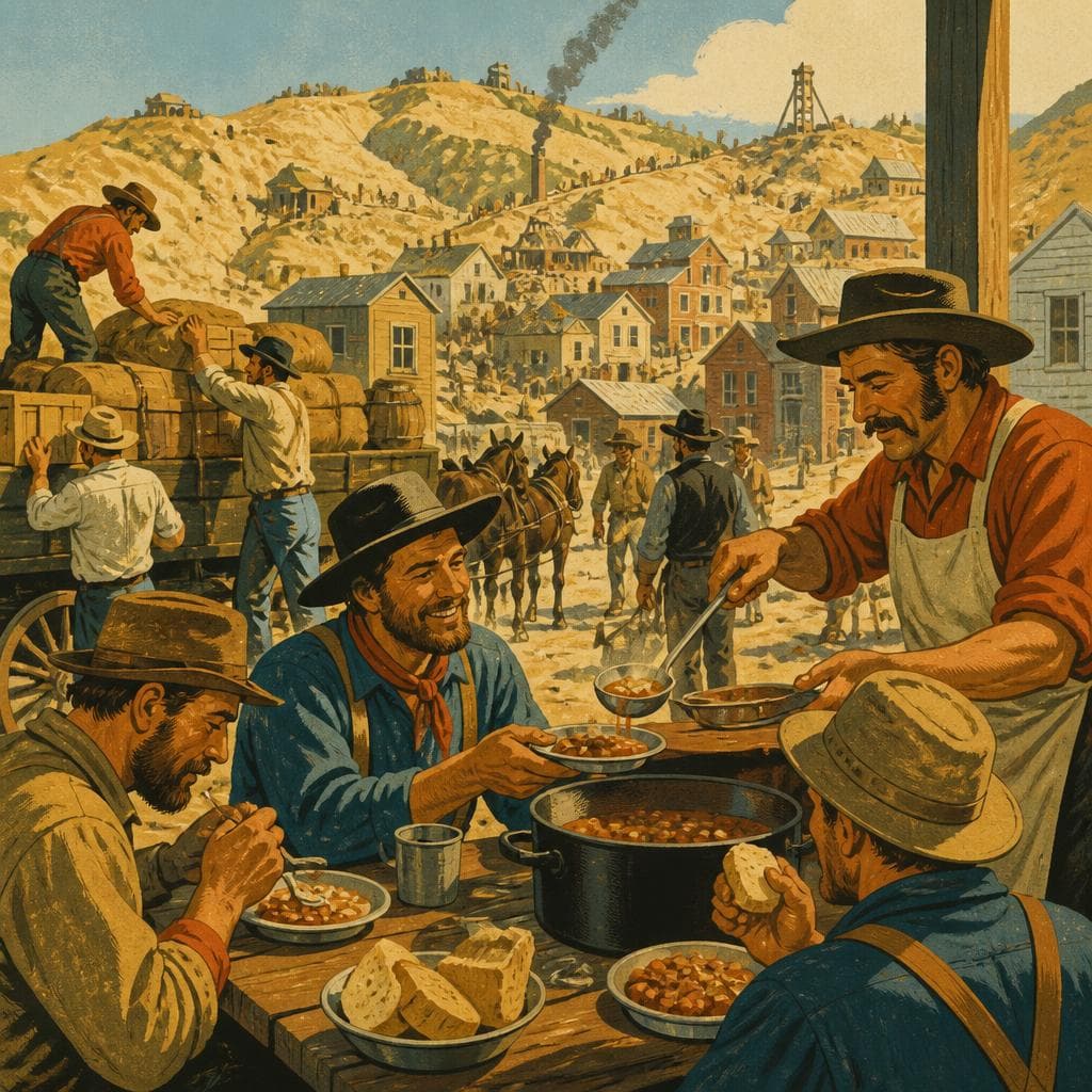 Cover art for A Hot Meal in Gold-Rush Virginia City