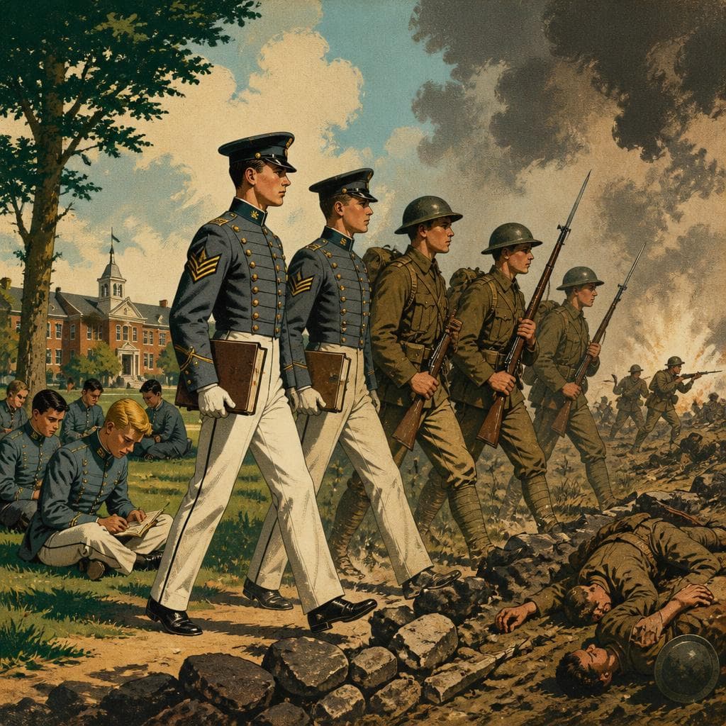 Cover art for The Field Where Students Became Soldiers