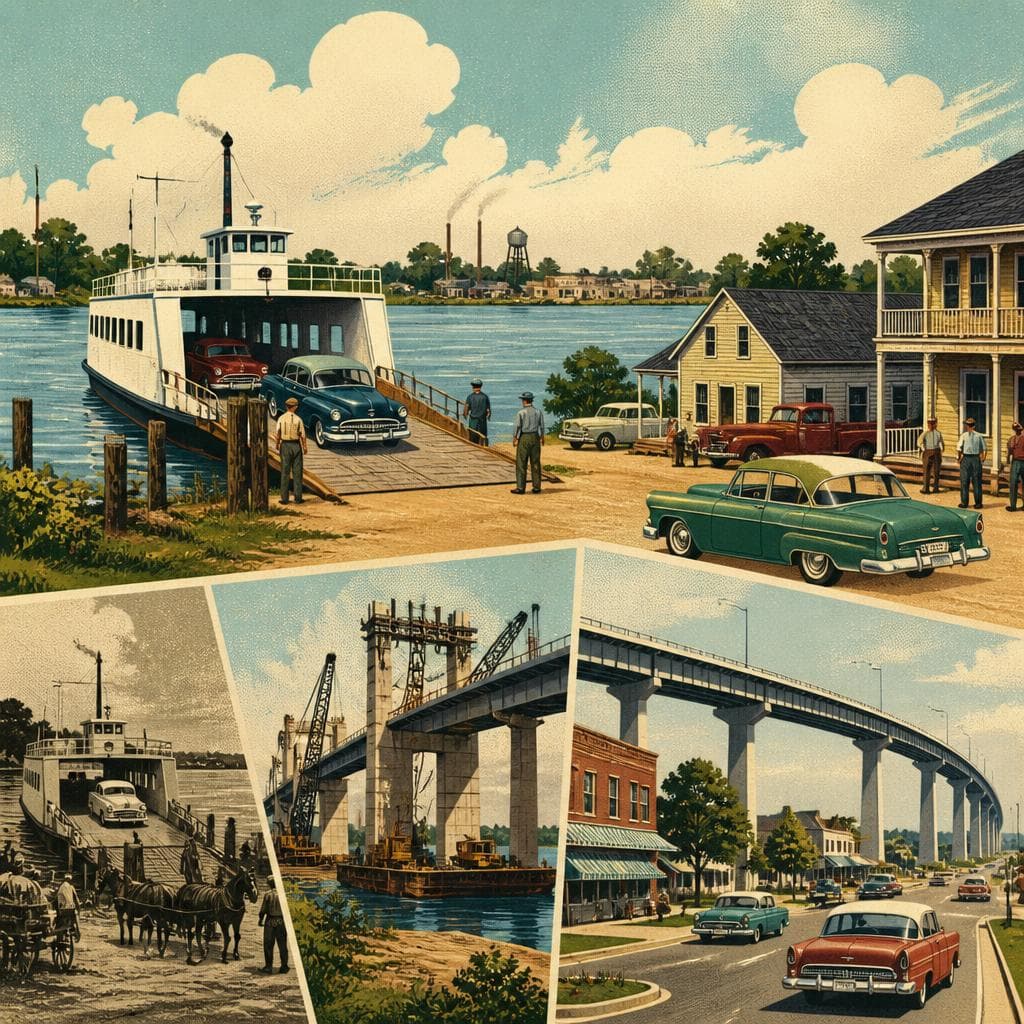 Cover art for Where the Ferry Once Ruled the Crossing