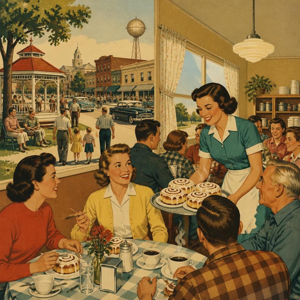 Cover art for Where Claremore Gathered for Cinnamon Rolls