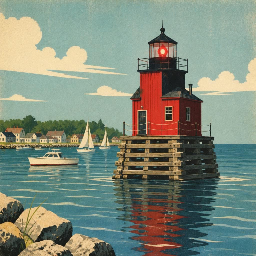 Cover art for The Little Red Light in the Water
