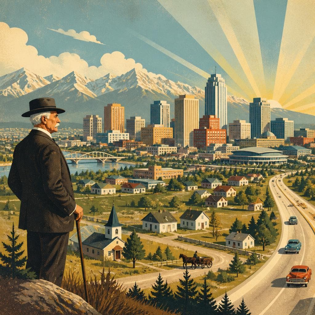Cover art for The Town That Outgrew Its Founder
