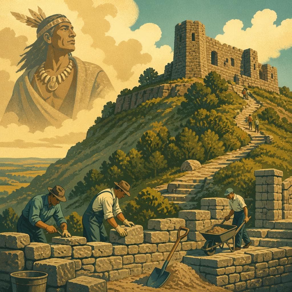 Cover art for A Hill, a Legend, and a Stone Castle
