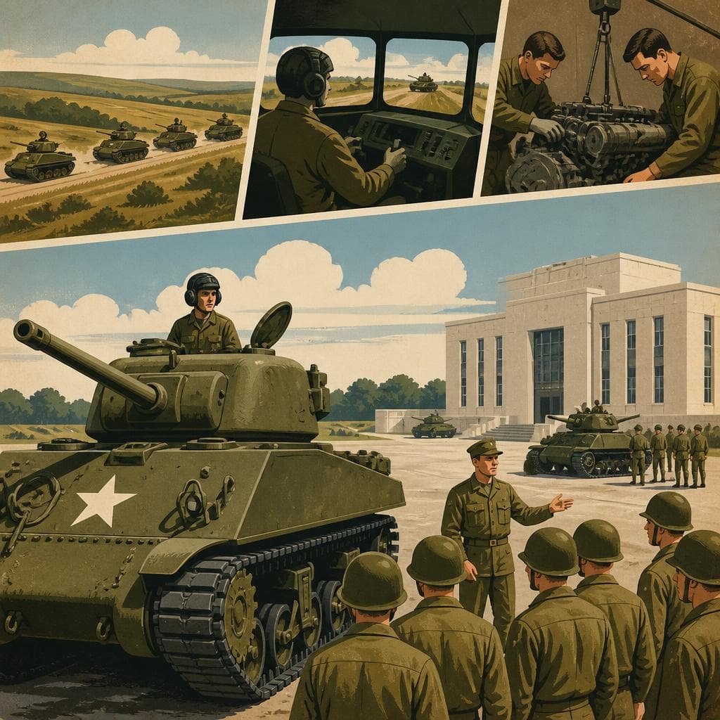 Cover art for Where Tank Soldiers Learned the Trade