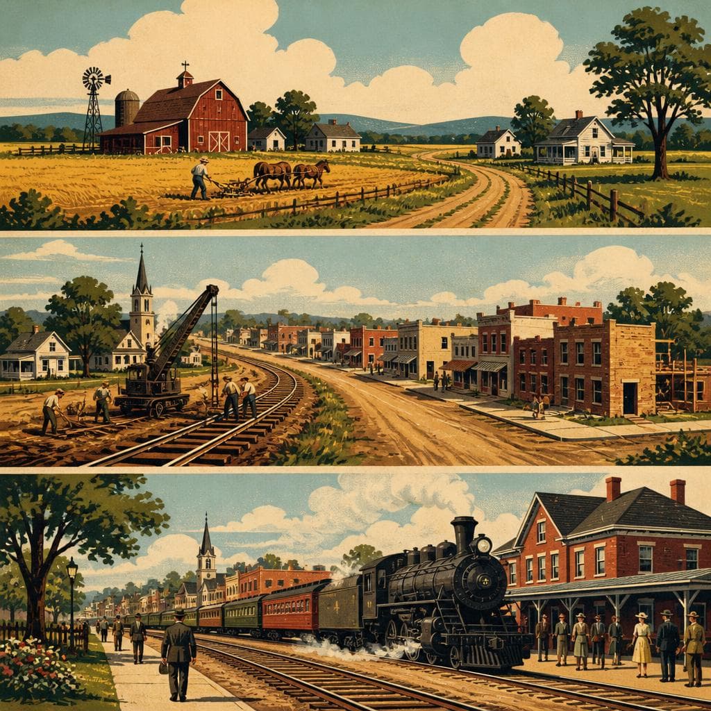 Cover art for When the Railroad Turned Lakeville Outward