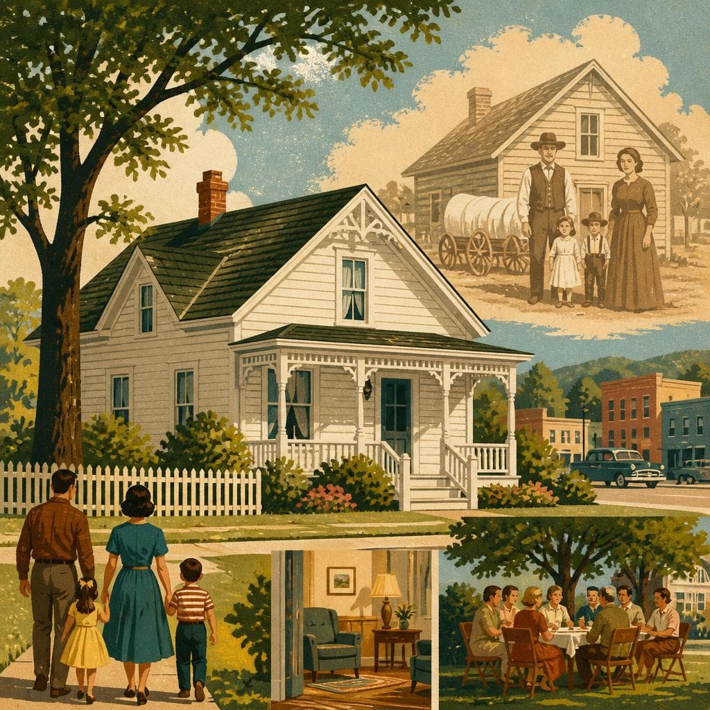 Cover art for When a Family House Became a Town Memory