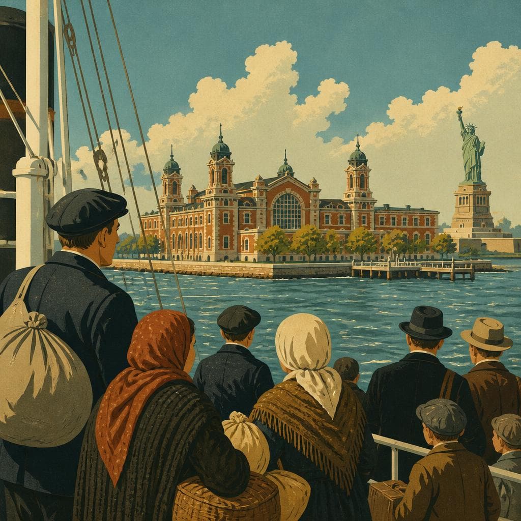 Cover art for Where Millions First Entered America