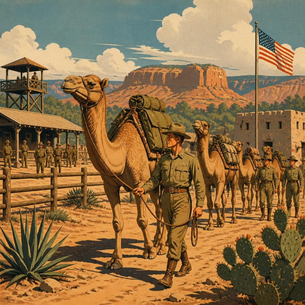 Cover art for When the Army Brought Camels to Camp Verde