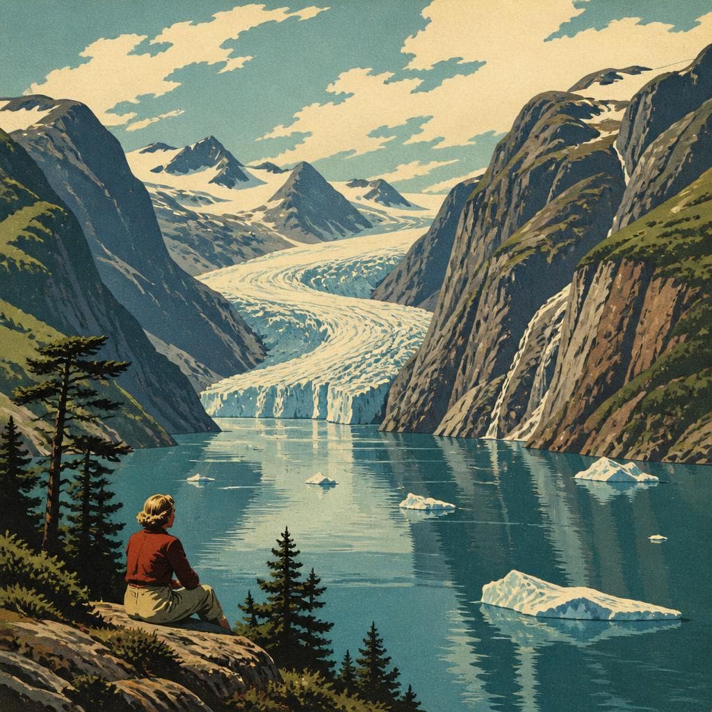 Cover art for Where Ice Wrote the Land