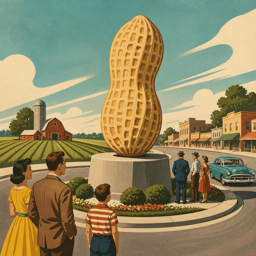 Cover art for How a Giant Peanut Came to Speak for Ashburn