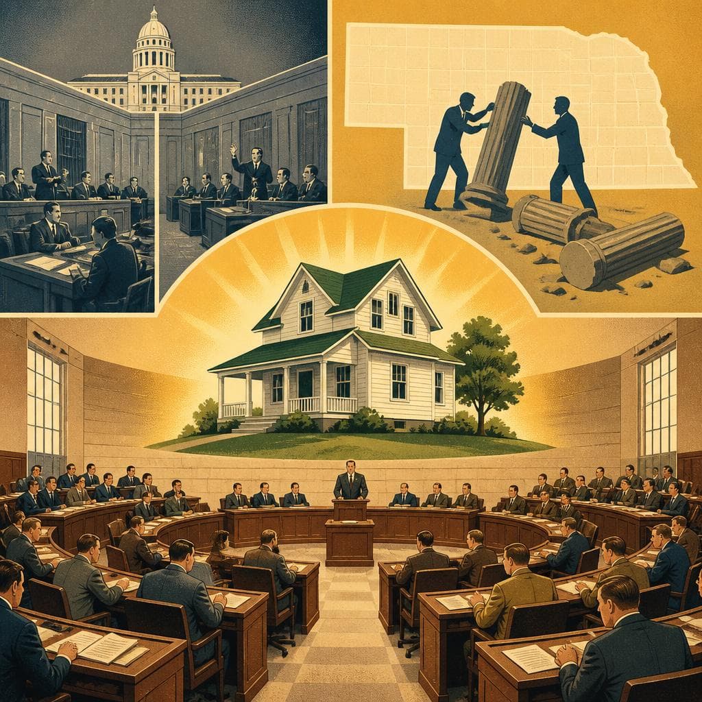 Cover art for When Nebraska Chose One House