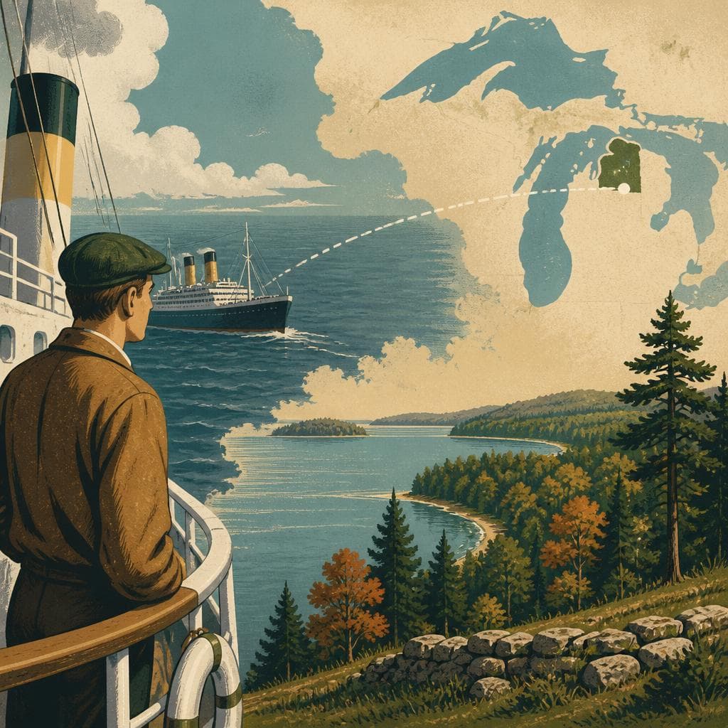 Cover art for How Antrim Crossed the Atlantic to Michigan
