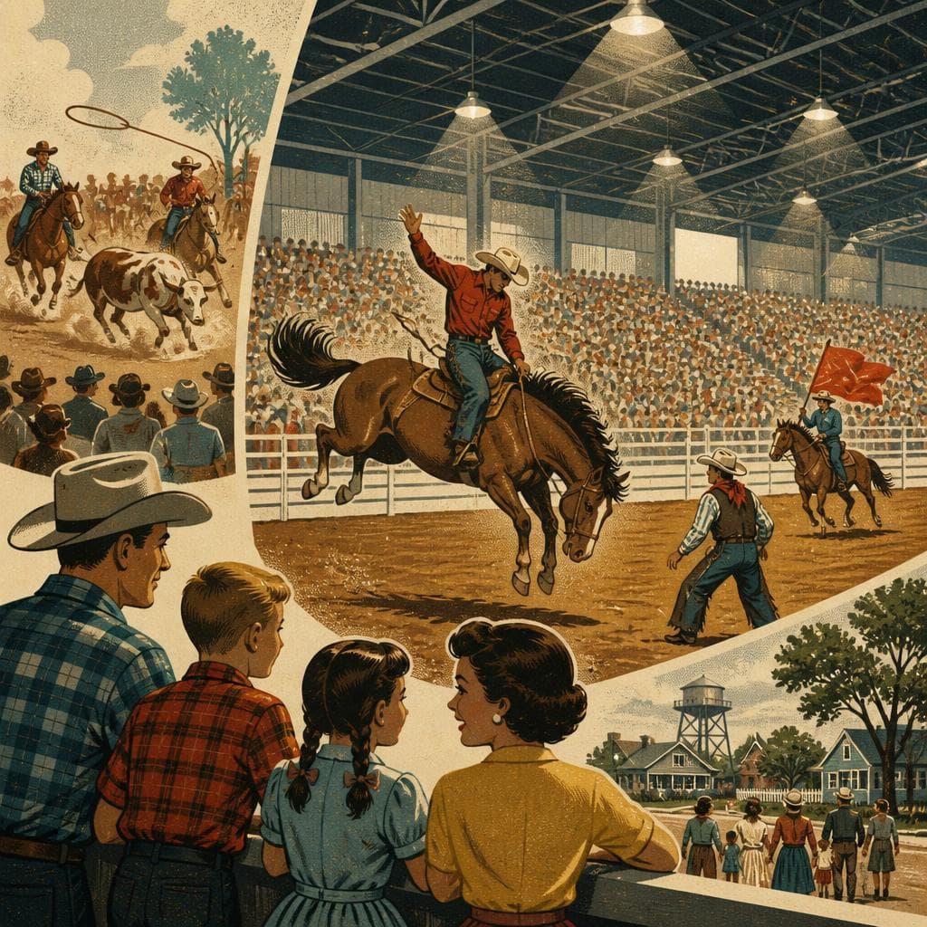 Cover art for When the Stampede Moved Under a Roof