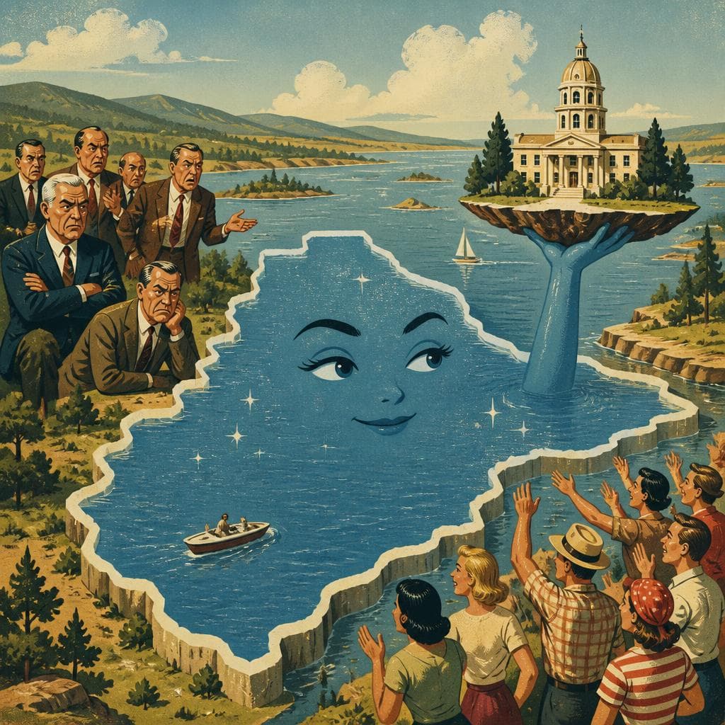 Cover art for When the Lake Got Its Own County