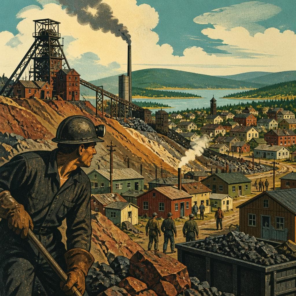 Cover art for Where the Ore Boom Ran Hot