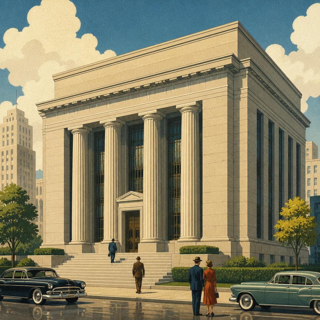 Cover art for A Bank Building Meant to Look Unshakable