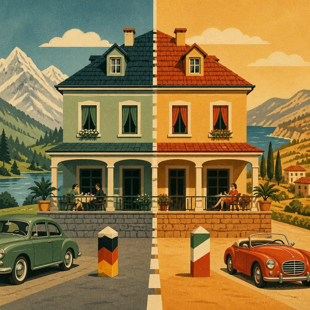 Cover art for One Roof, Two Countries